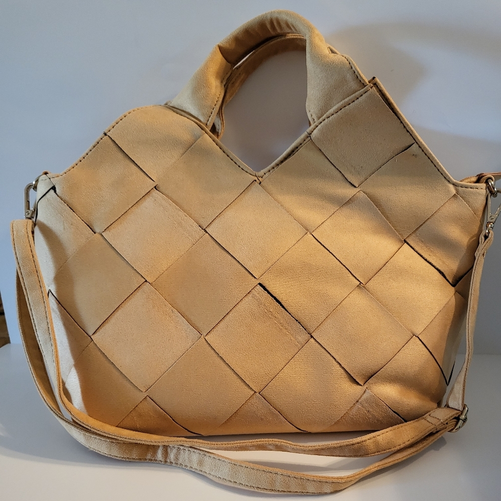Women's Woven Satchel Purse